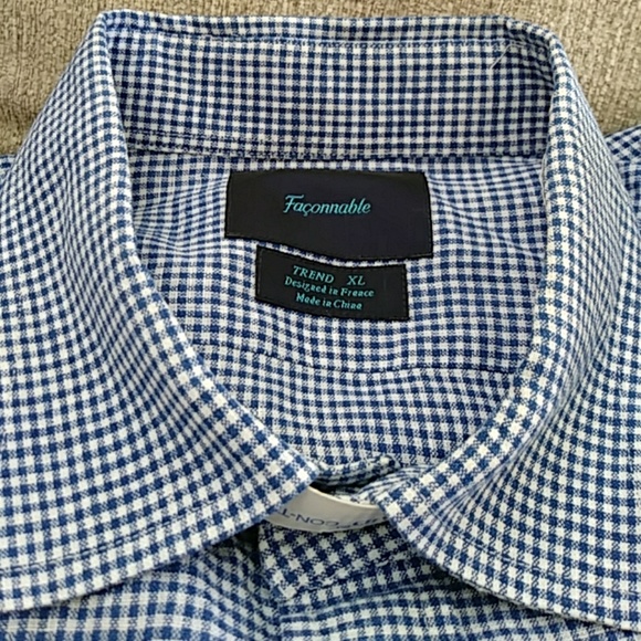 Men's Faconnable Long Sleeve shirt. New. no tag - Picture 2 of 4